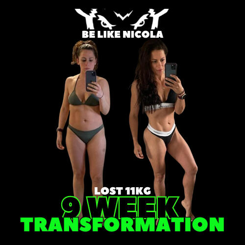 TeamBison client Nicola 11kg transformation